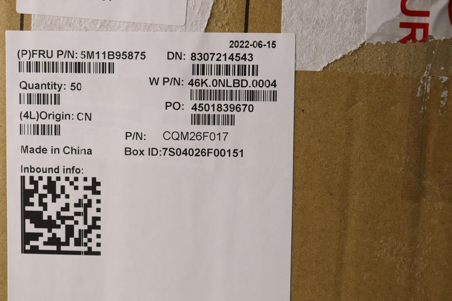 Lenovo Glass Card Module, Black Finish - 5M11B95875