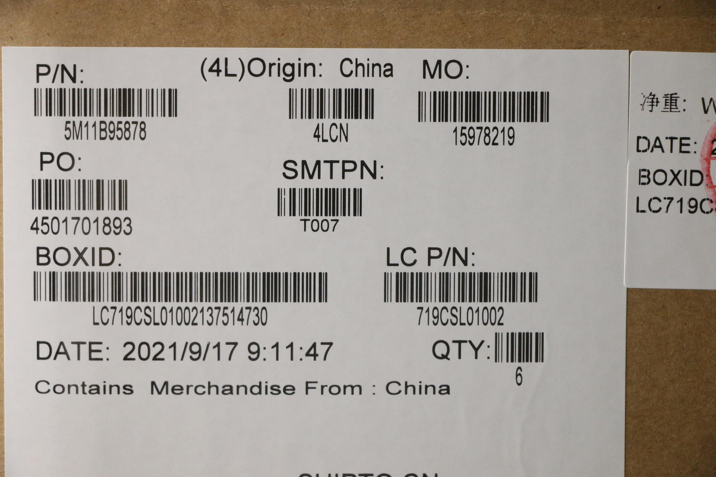 Lenovo CS20 2bCP Mechanical Assembly with Mylar - 5M11B95878