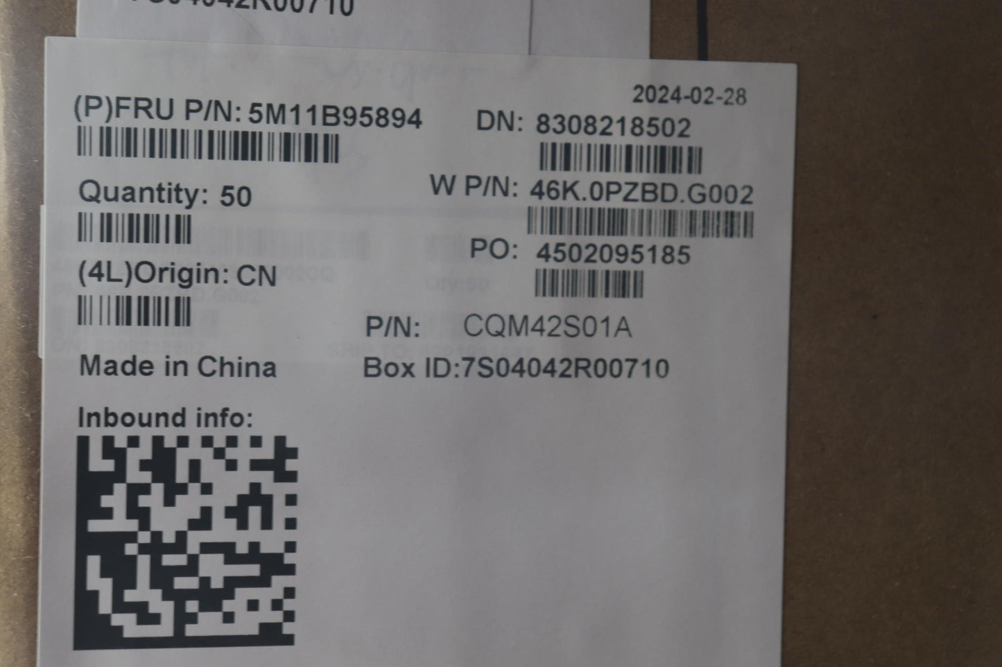 Lenovo Mechasm Cs2232Bcplcc,Mylar,Blu - 5M11B95894