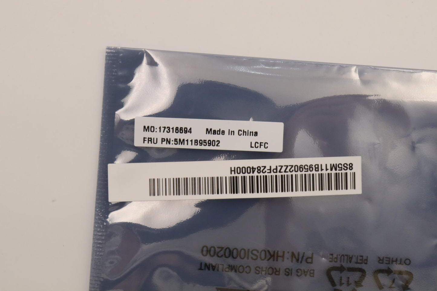 Lenovo Glass Module CS22 3+2bCPLC, Black, Transparent - 5M11B95902