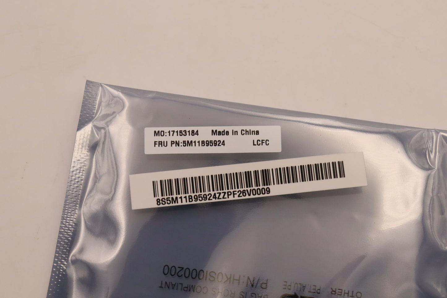 Lenovo CS21 CP Card with Mylar, Black, Non-NFC - 5M11B95924