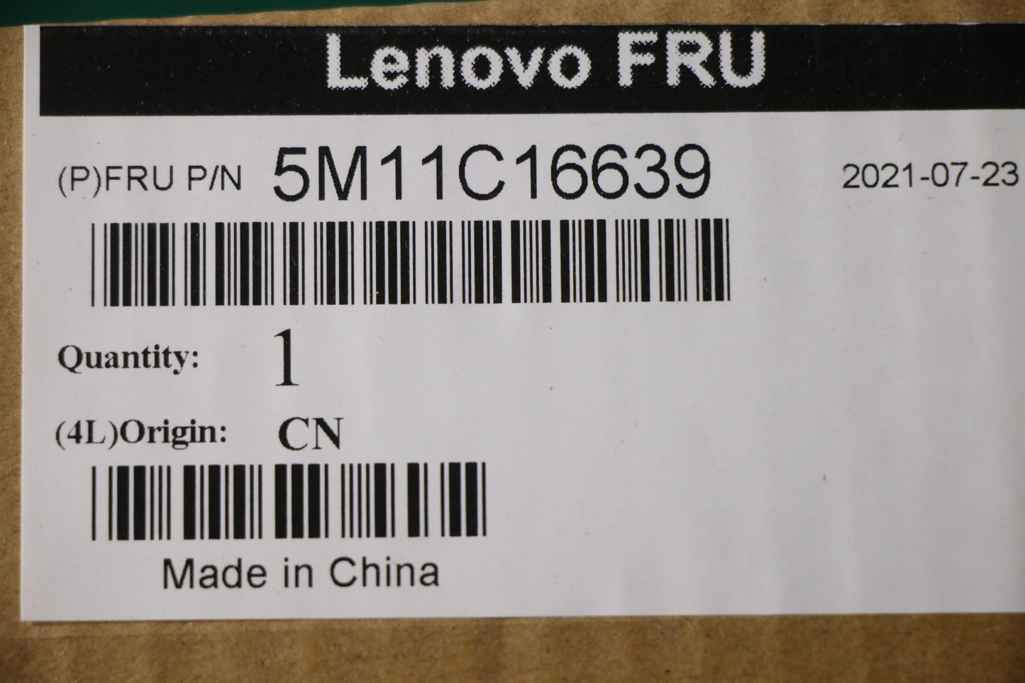 Lenovo (5M11C16639) Optical Drive Bracket with EOU Latch, 17L, OEM