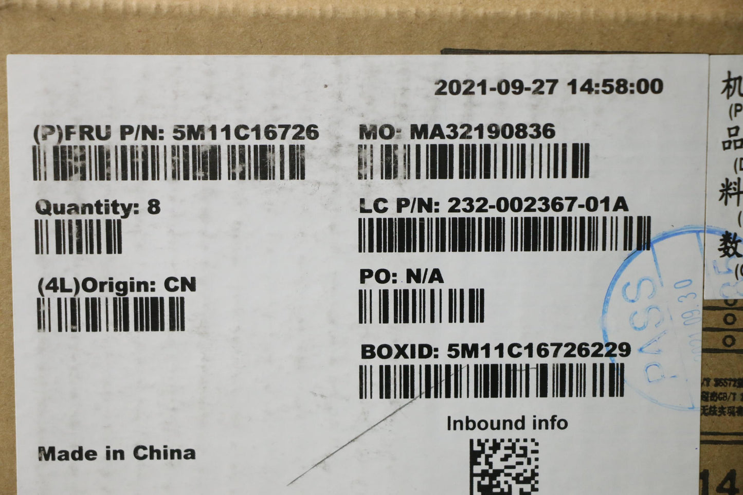 Lenovo Mech_Asm Wifi Bkt Assy W Gaske - 5M11C16726