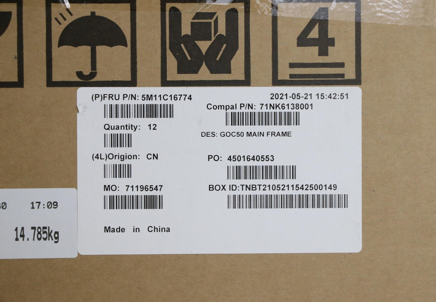 Lenovo Mech_Asm Main_Frame_Brk_Ada,Ai - 5M11C16774