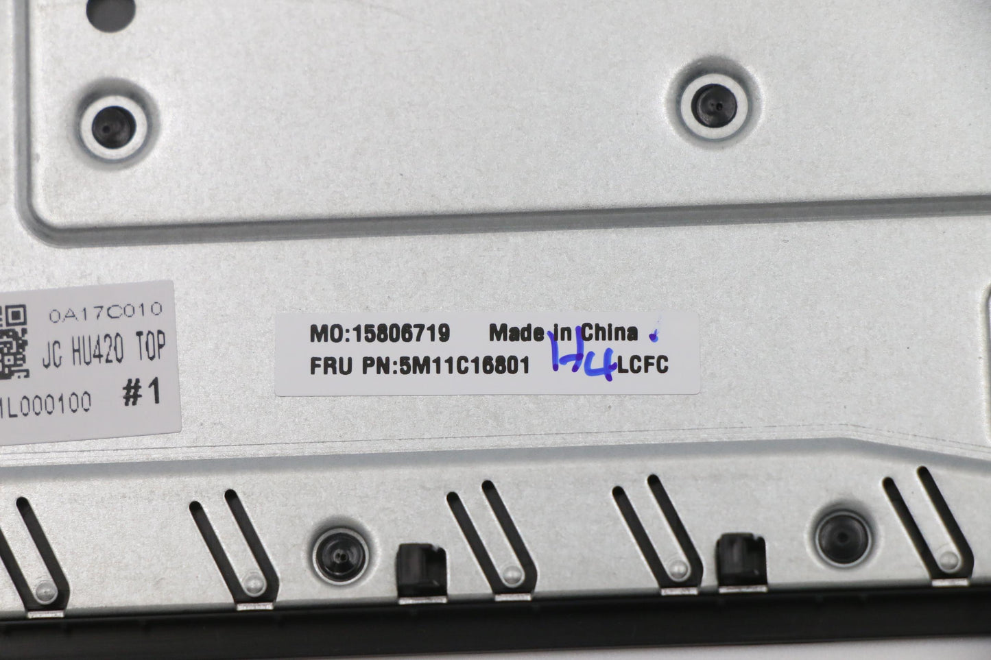 Lenovo Mech_Asm Hu420_Chassis_Top_Cov - 5M11C16801