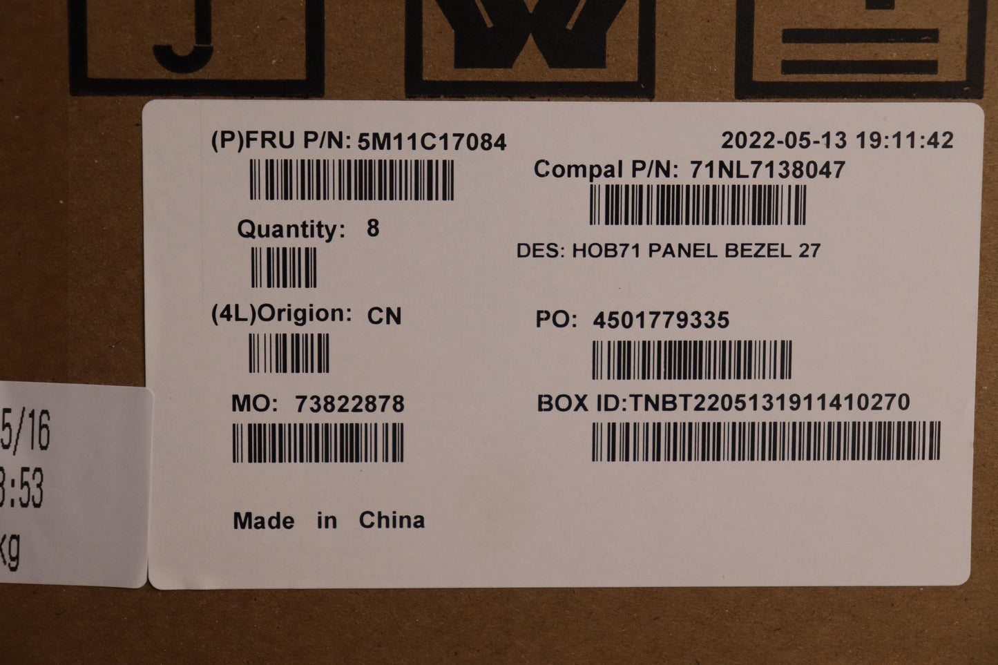 Lenovo Mech Assembly Front Deco,A5-27 - 5M11C17084