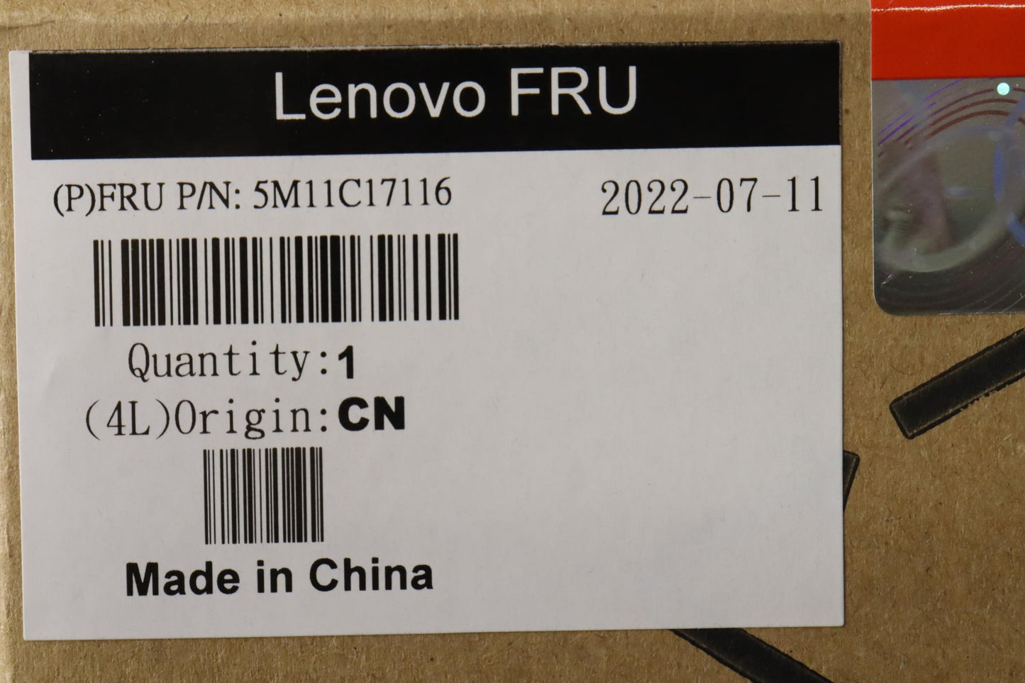 Lenovo Mechasm Oddbezelm9M8Rom - 5M11C17116