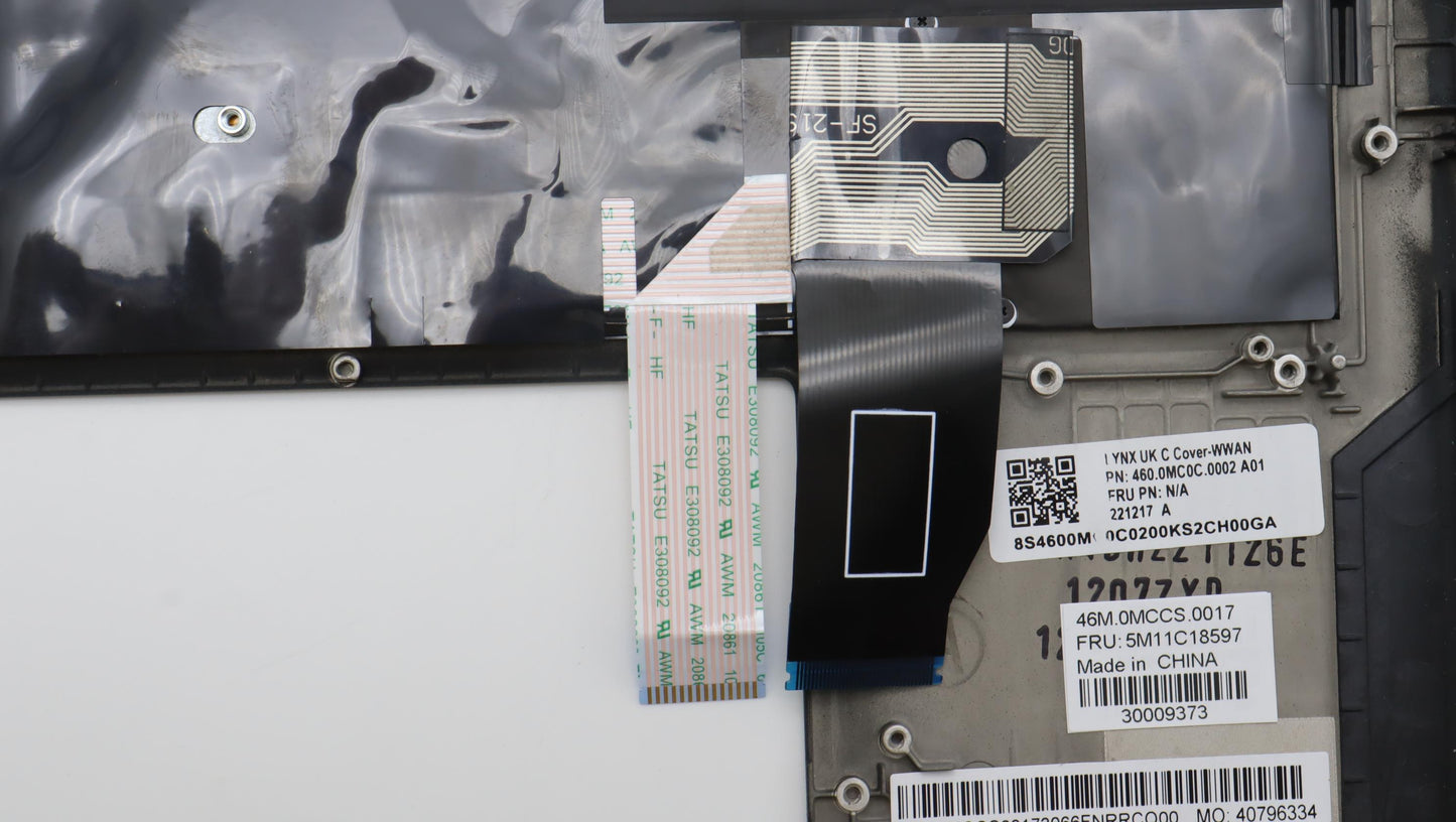 Lenovo Mech_Asm Ww C-Cvr+Fra/Eng Kb A - 5M11C18597