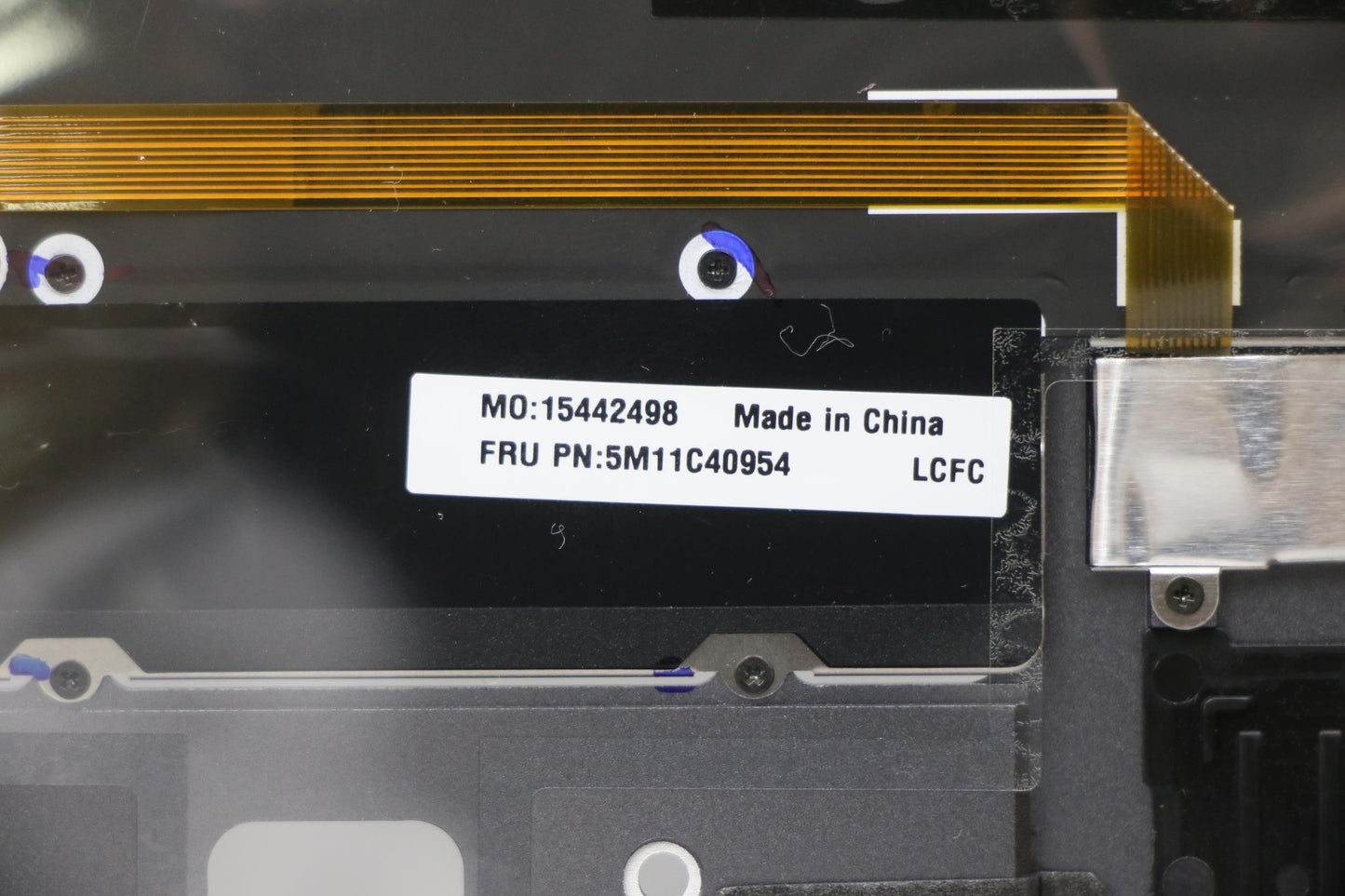 Lenovo Mech_Asm Kbd Bzl,Wl,Gy,Chy,058 - 5M11C40954