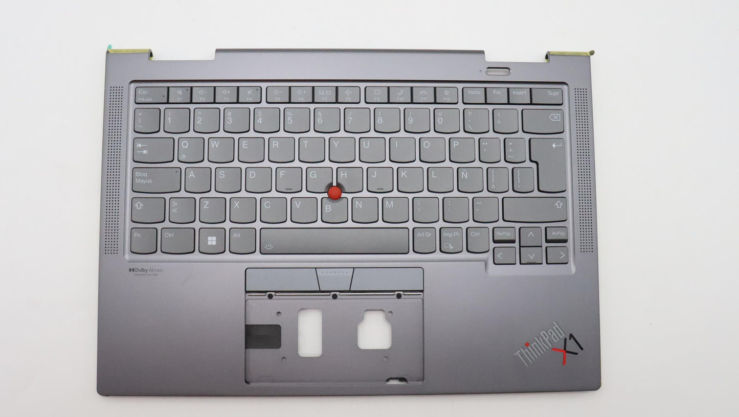 Lenovo C-Cover with Keyboard, Spanish LA, Storm Grey, WLAN Support - 5M11C40955