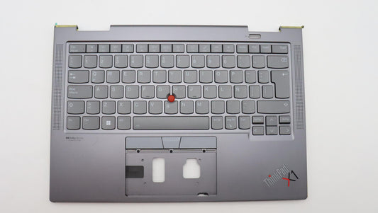 Lenovo C-Cover with Keyboard, Spanish LA, Storm Grey, WLAN Support - 5M11C40955