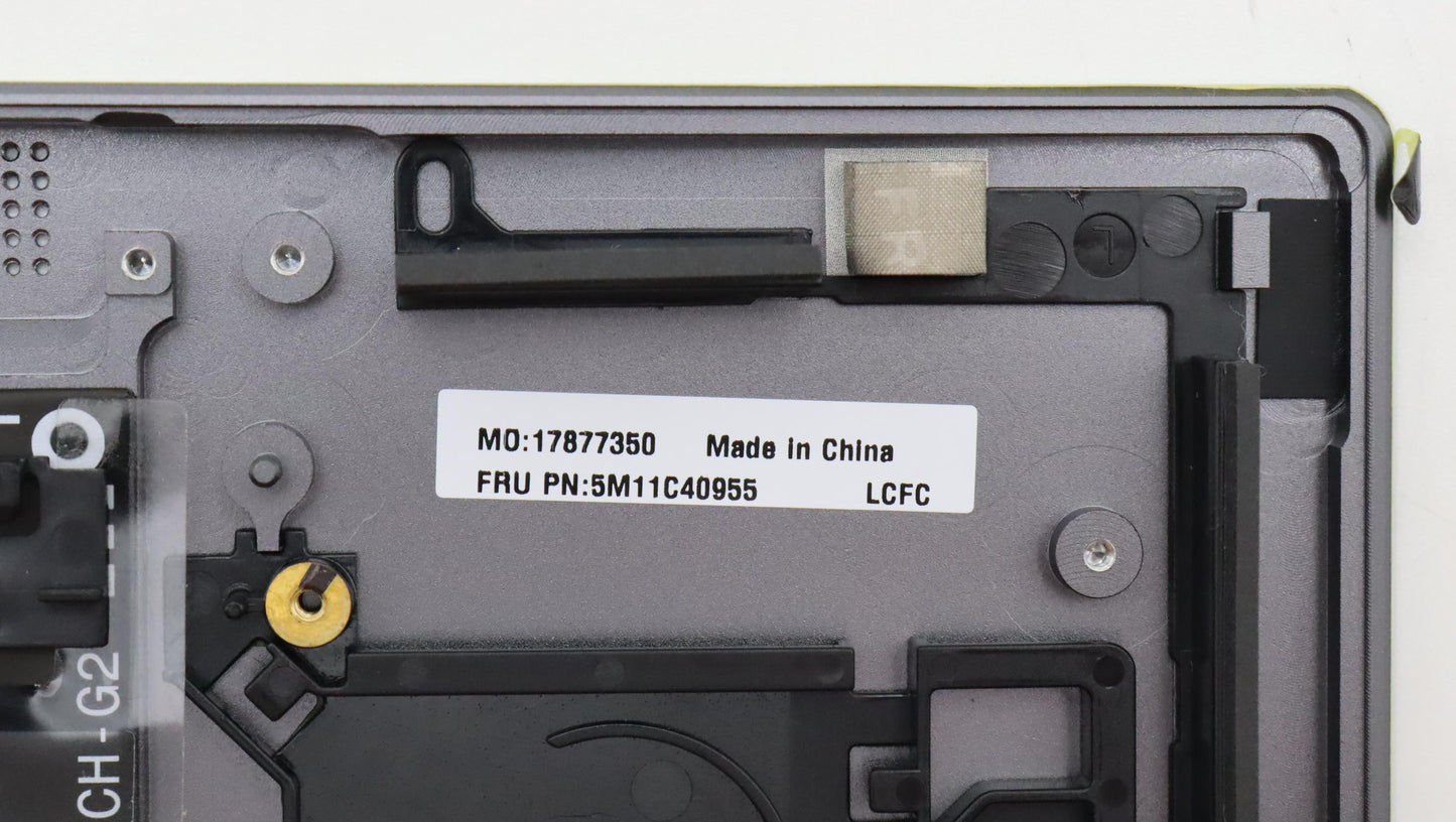 Lenovo C-Cover with Keyboard, Spanish LA, Storm Grey, WLAN Support - 5M11C40955