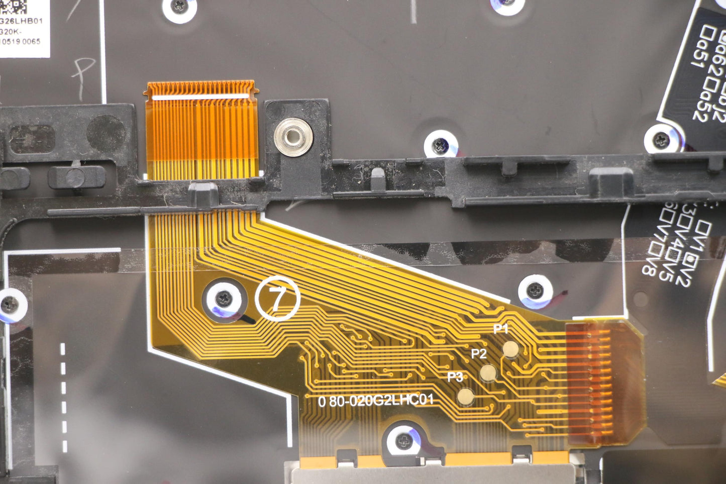 Lenovo Mech_Asm Kbd Bzl,Wl,Gy,Chy,Por - 5M11C40970