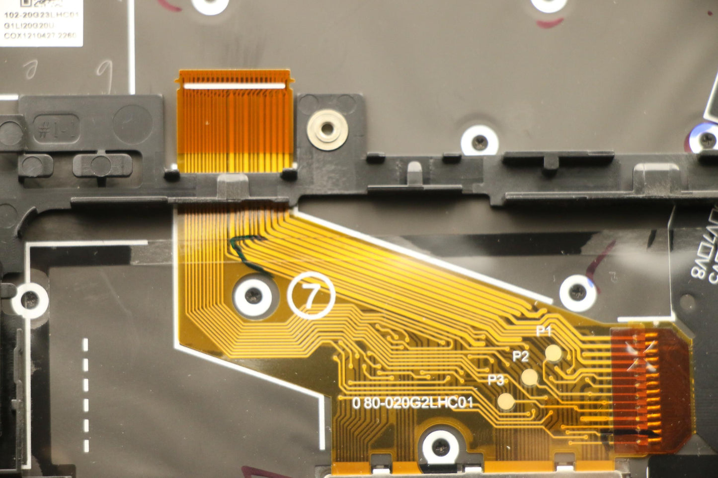 Lenovo Mech_Asm Kbd Bzl,Wl,Gy,Chy,Rus - 5M11C40971