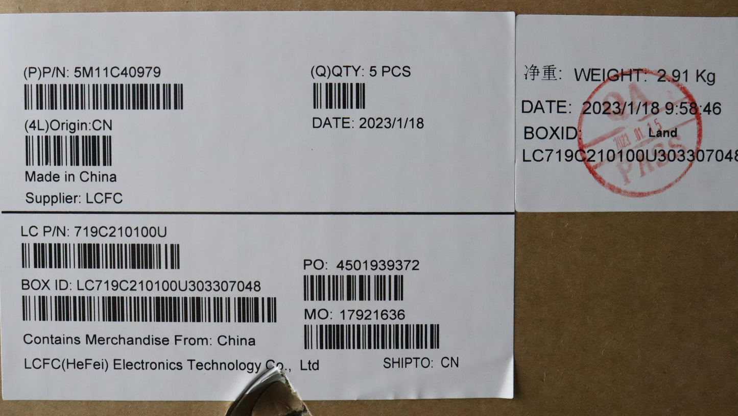 Lenovo Mech_Asm Kbd Bzl,Wl,Gy,Chy,Kor - 5M11C40979