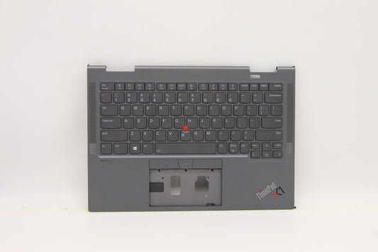 Lenovo C-Cover with Keyboard, USA English, Storm Grey, WWAN Support - 5M11C40988