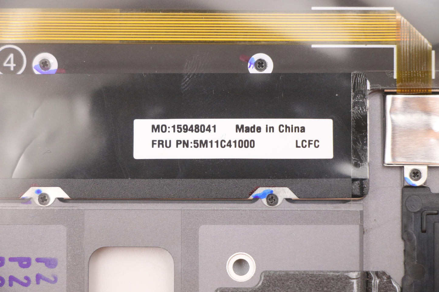 Lenovo Mech_Asm Kbd Bzl,Ww,Gy,Chy,Gre - 5M11C41000