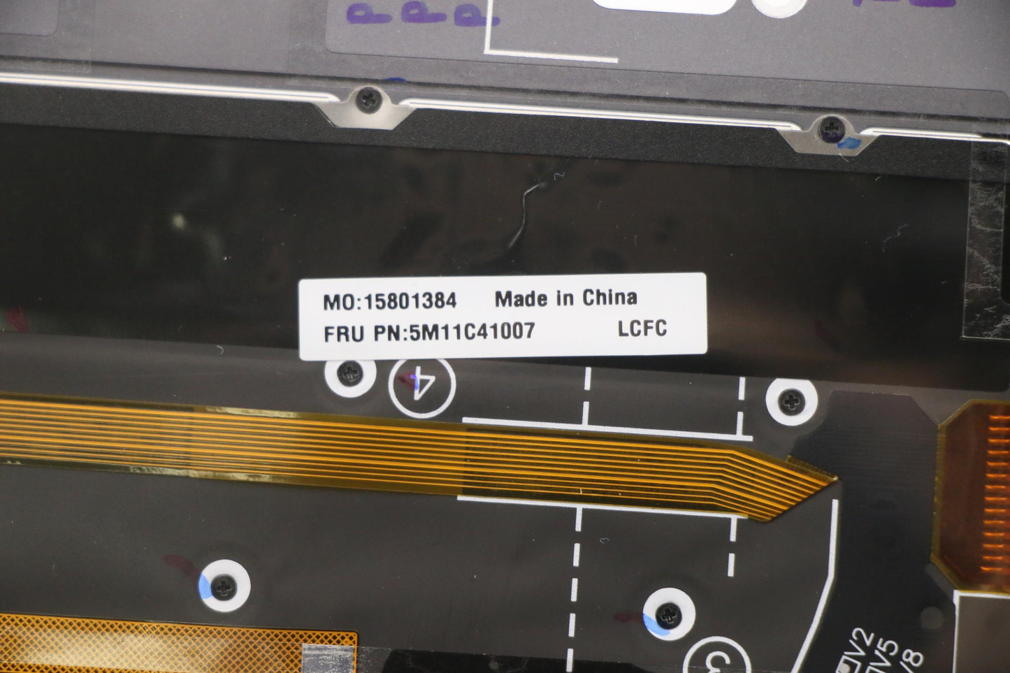 Lenovo Mech_Asm Kbd Bzl,Ww,Gy,Chy,Rus - 5M11C41007