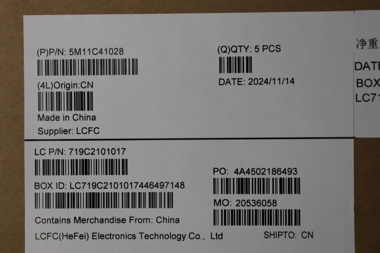 Lenovo Mech_Asm Kbd Bzl,Wl,Gy,Srx,Brl - 5M11C41028