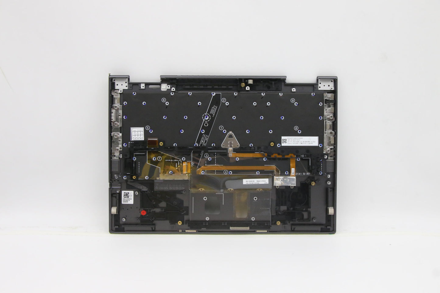 Lenovo Mech_Asm Kbd Bzl,Wl,Gy,Srx,Eur - 5M11C41049