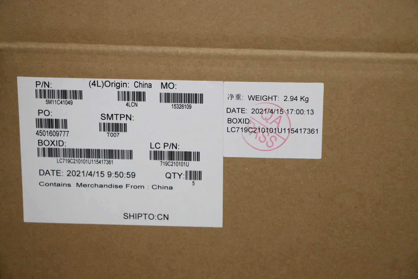 Lenovo Mech_Asm Kbd Bzl,Wl,Gy,Srx,Eur - 5M11C41049