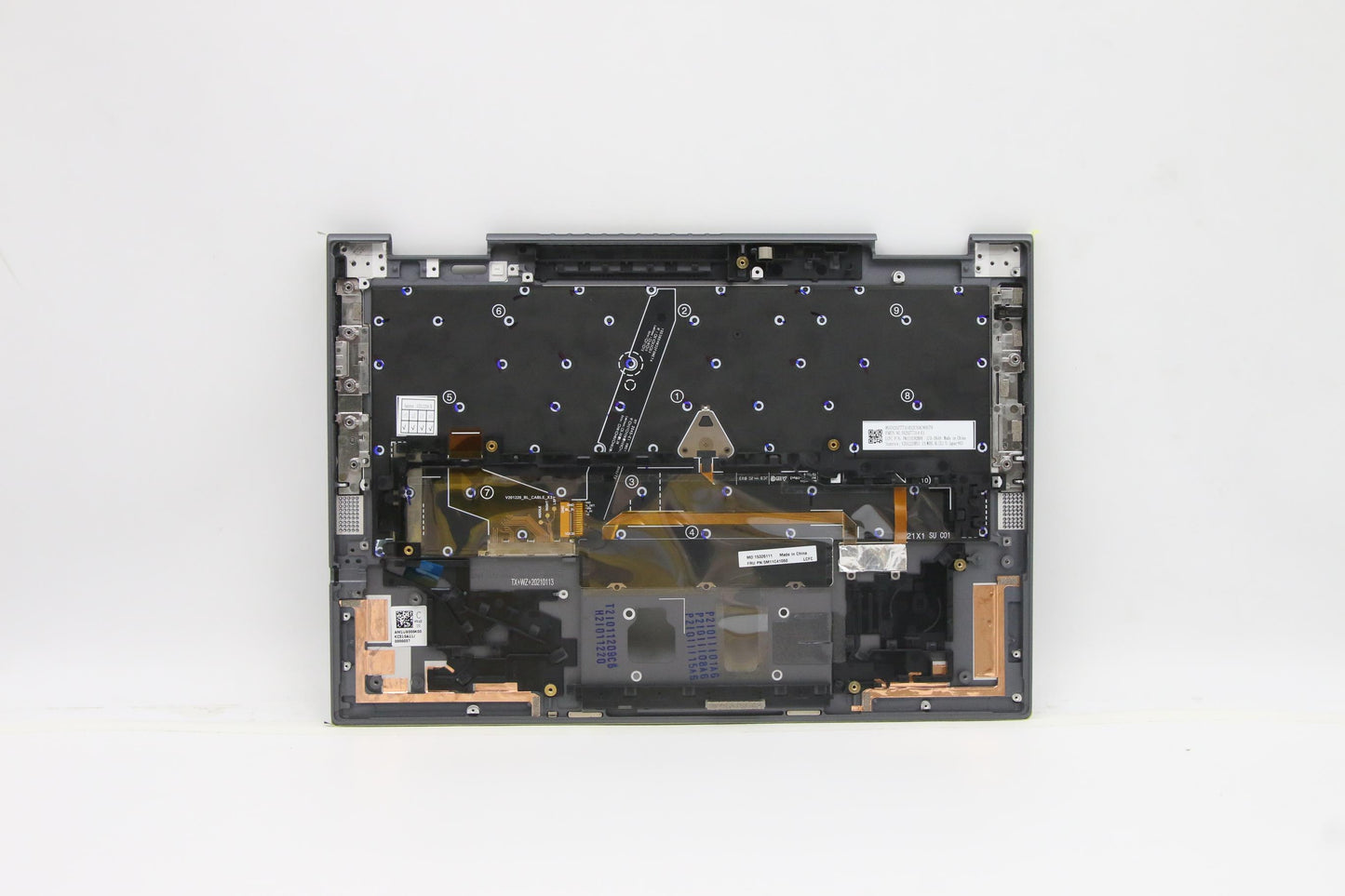 Lenovo C-Cover with Keyboard, USA English, Grey, WWAN Support - 5M11C41060