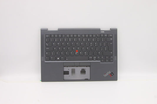 Lenovo C-Cover with Keyboard, Canadian French, Storm Grey, WWAN Support - 5M11C41062