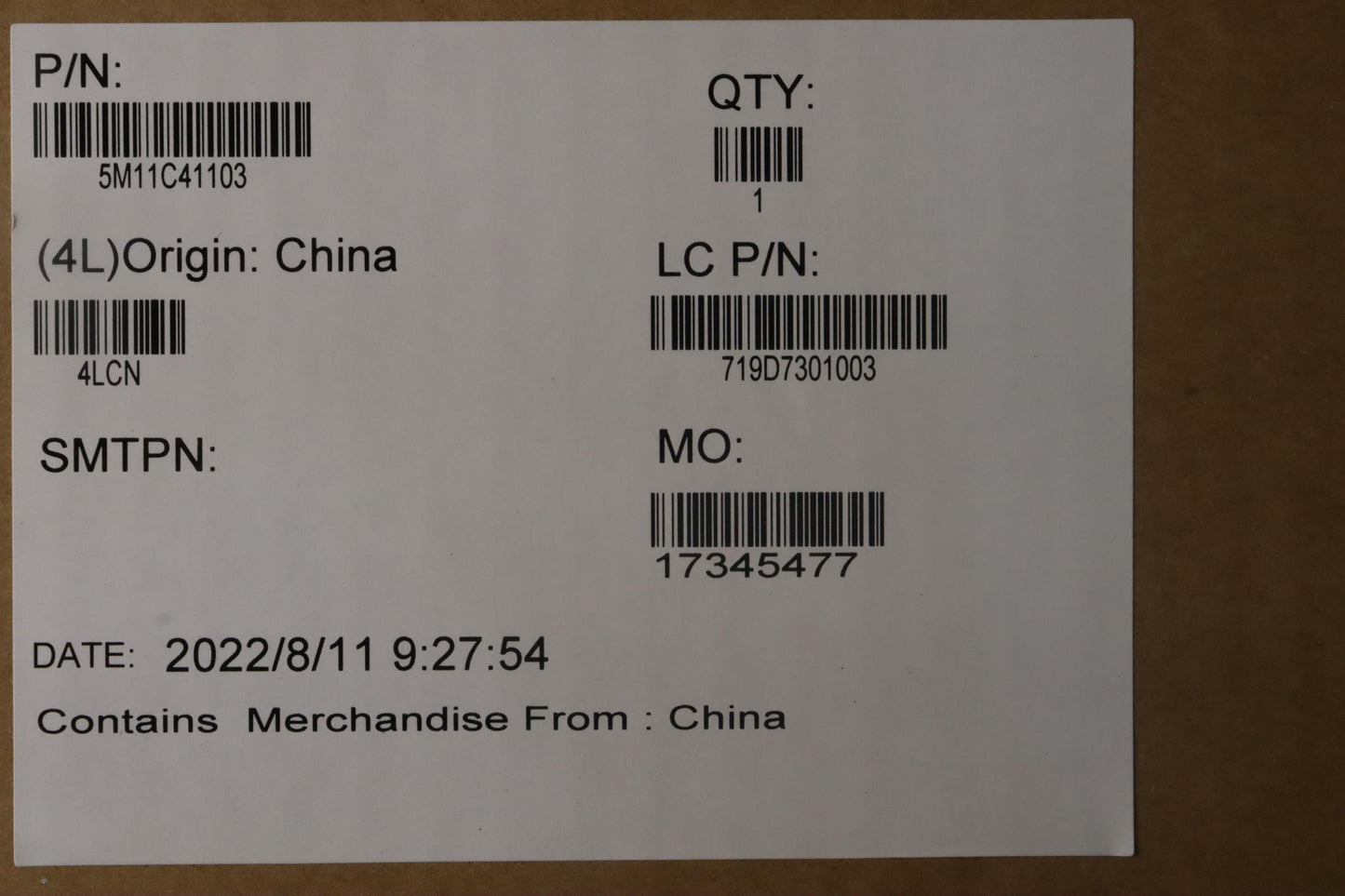 Lenovo - LCD Module, 14", WUXGA, Touch, Anti-reflection, Anti-Smudge, IPS, 400nit, with FHD Hybrid Camera - 5M11C41103