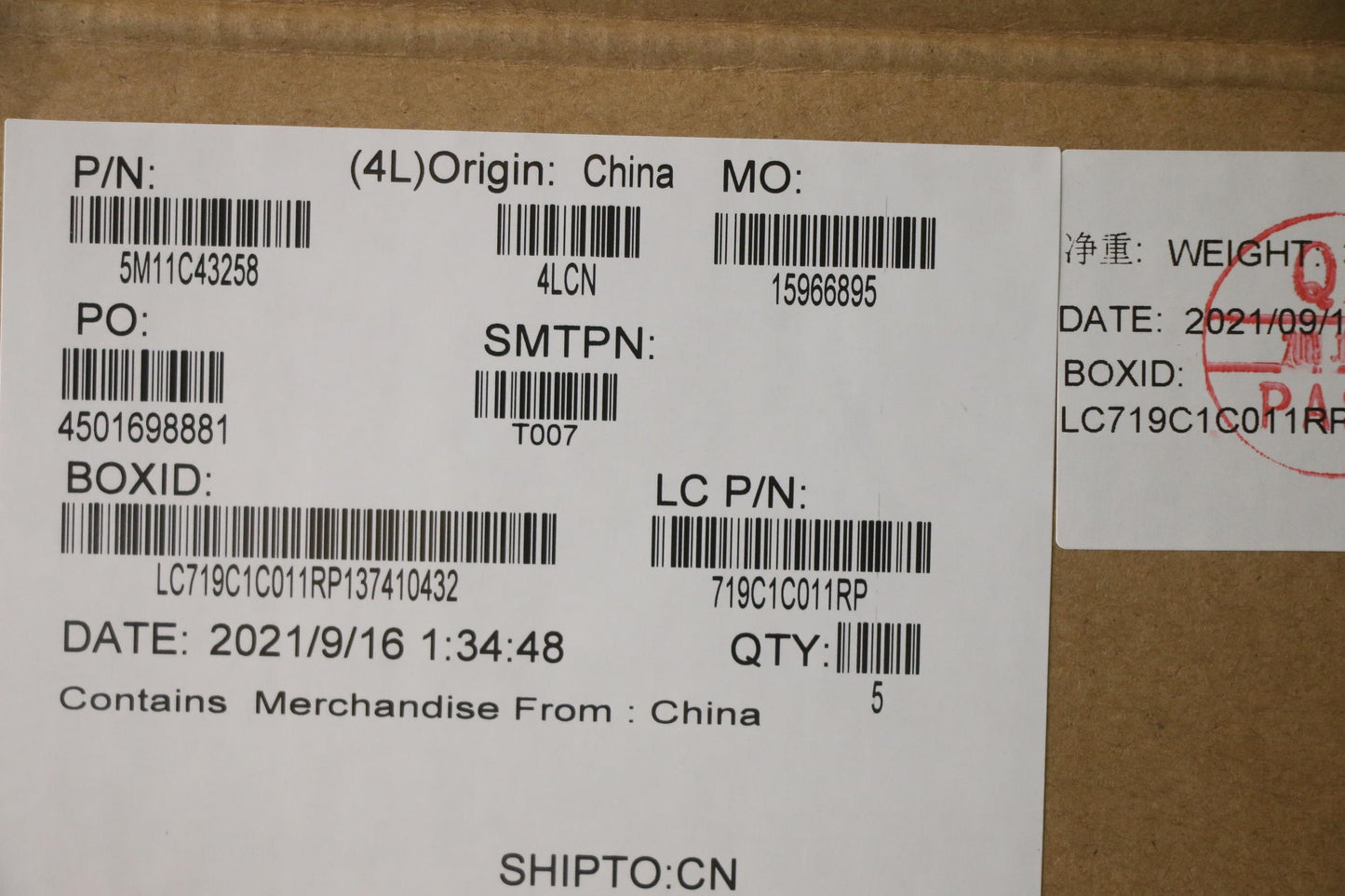 Lenovo Mech_Asm Kb C Euroeng(Pmx)Pt F - 5M11C43258