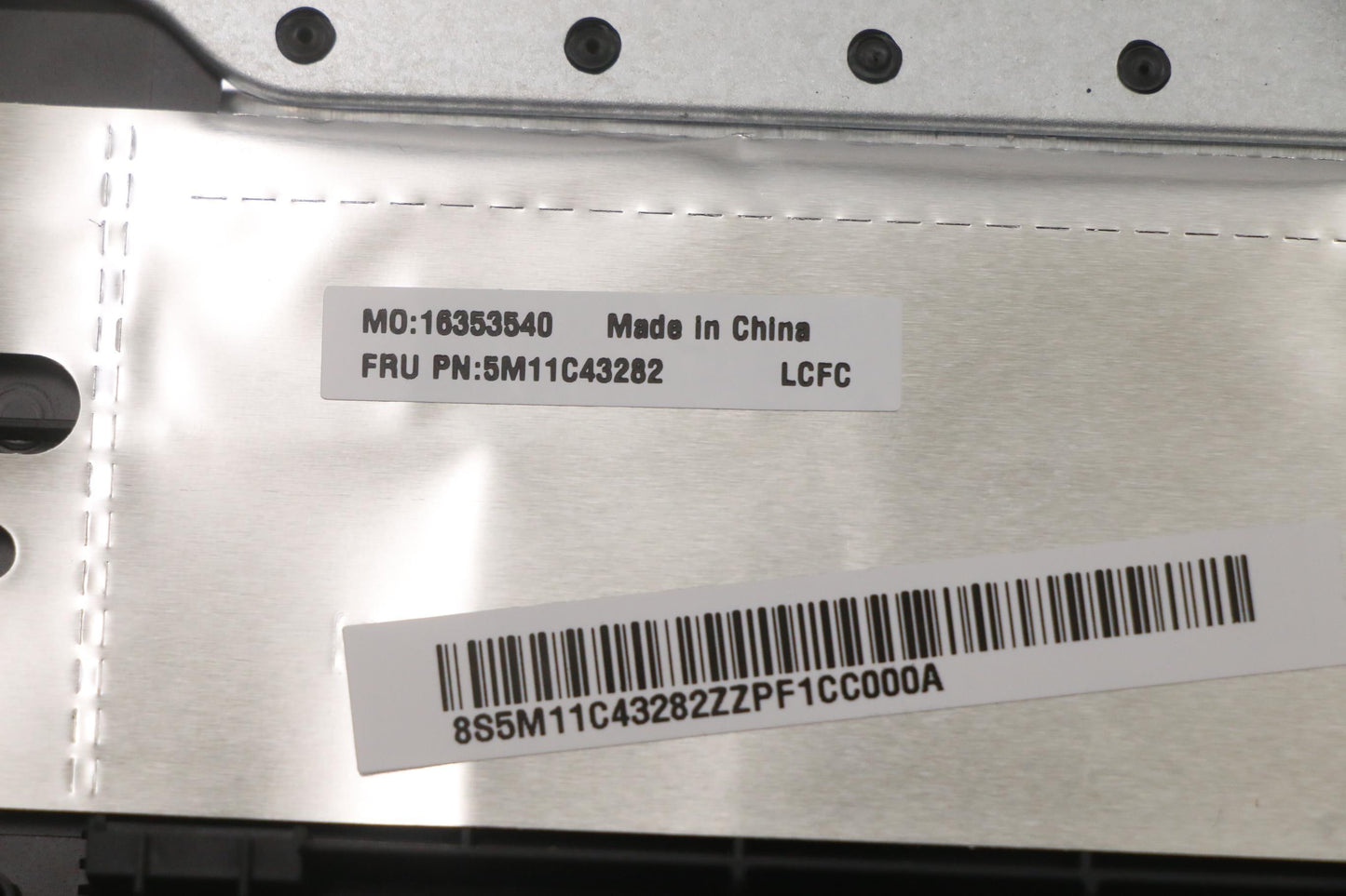 Lenovo Mech_Asm Kb C Tc(Pmx)Pt Fp Us - 5M11C43282