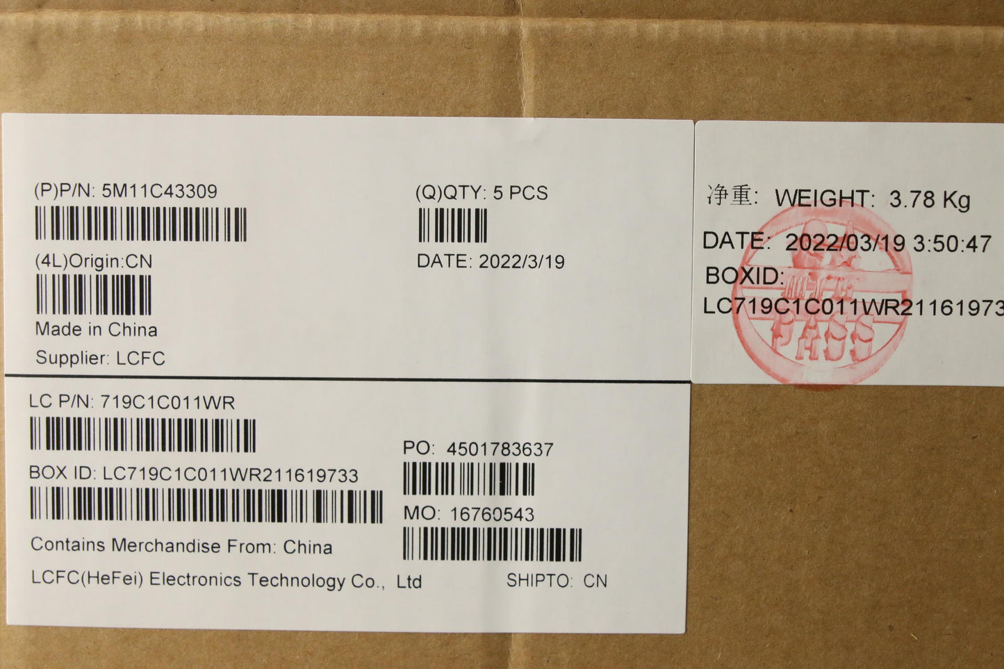 Lenovo Mech Assembly Kb C La Spa(Tsg) - 5M11C43309