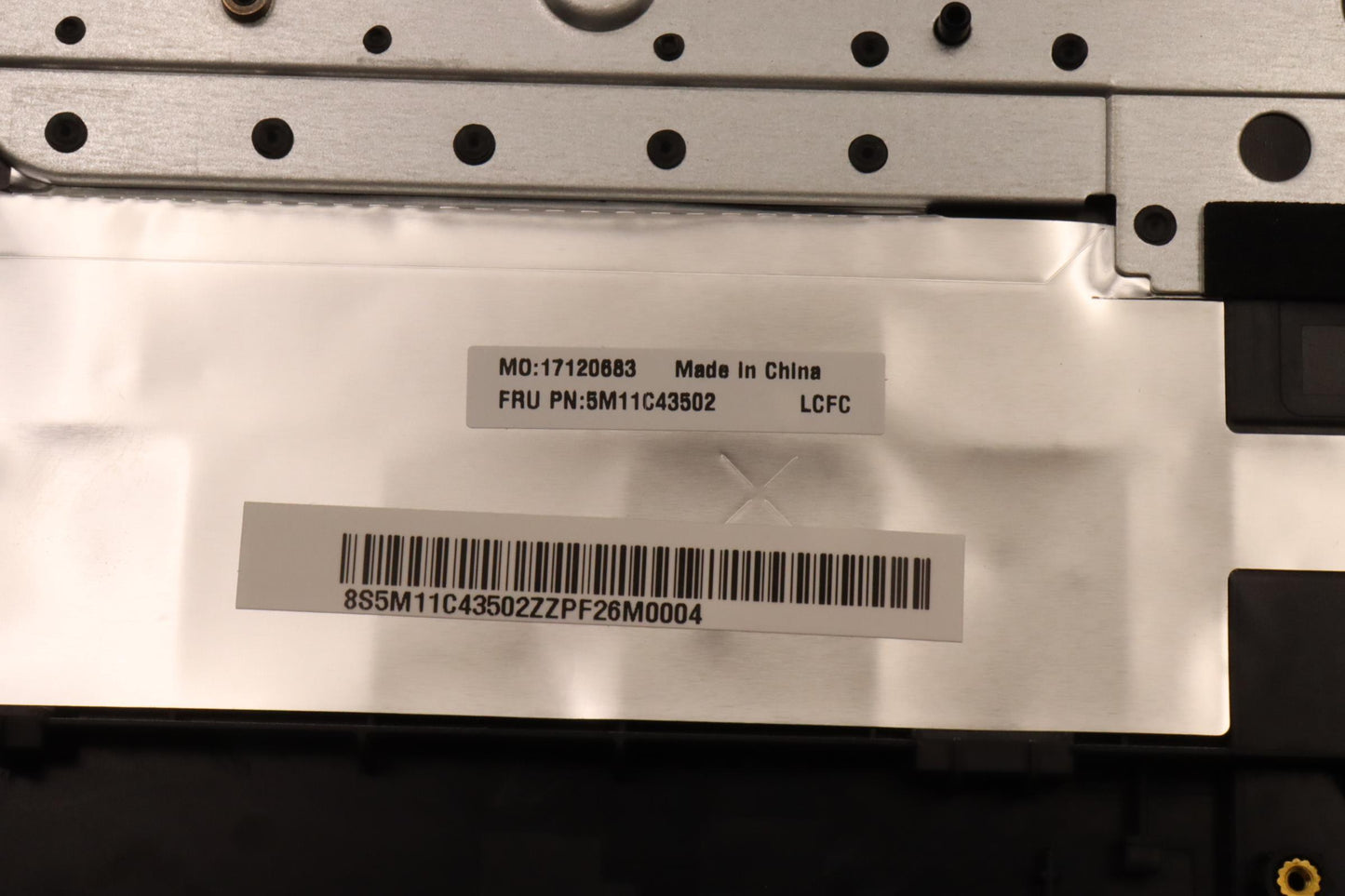 Lenovo Mech_Asm Kb C Kor(Pmx)Pt Fp Us - 5M11C43502