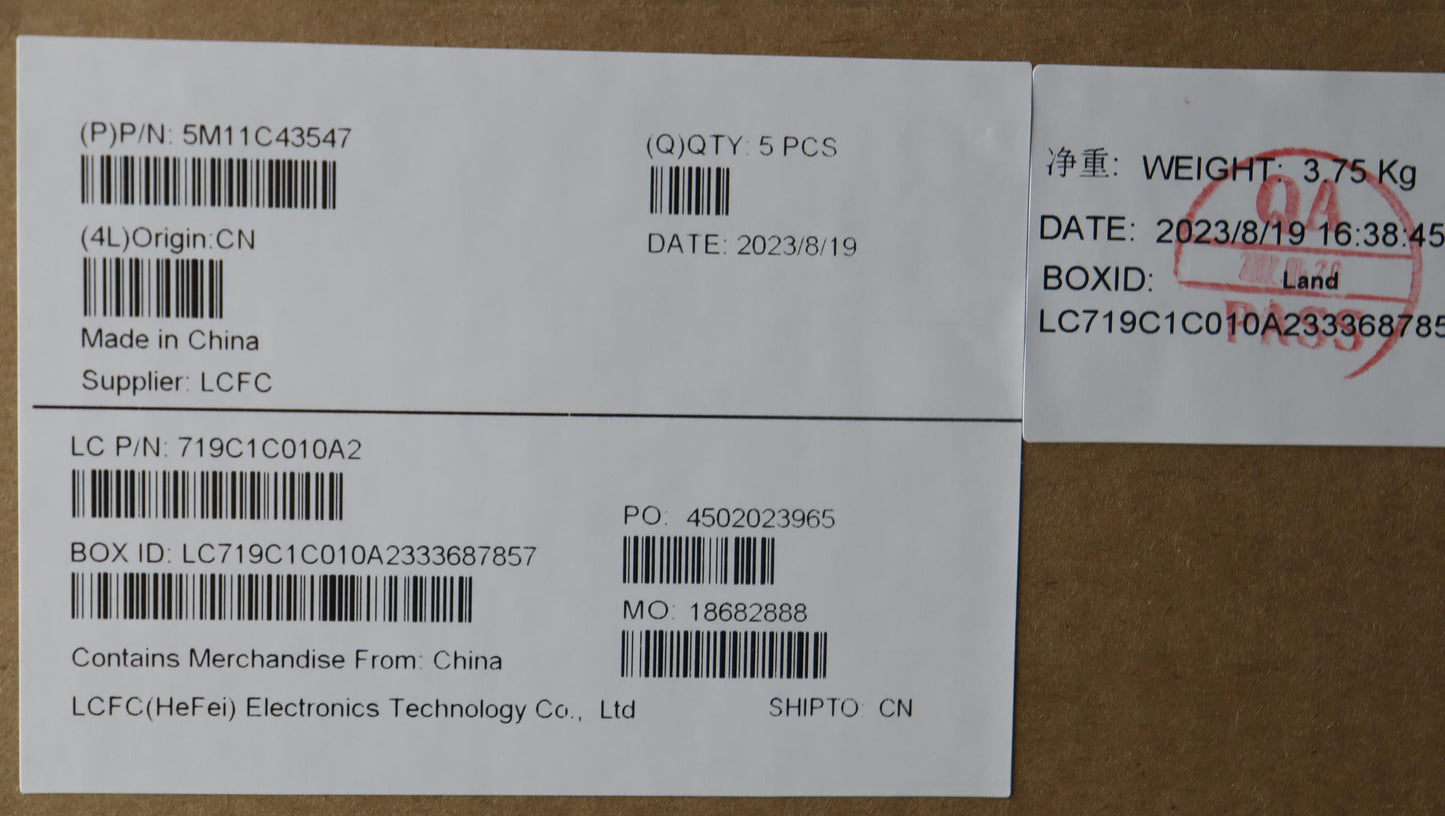 Lenovo Keyboard Bezel with Backlit Keyboard, FRA Layout, Black - 5M11C43547