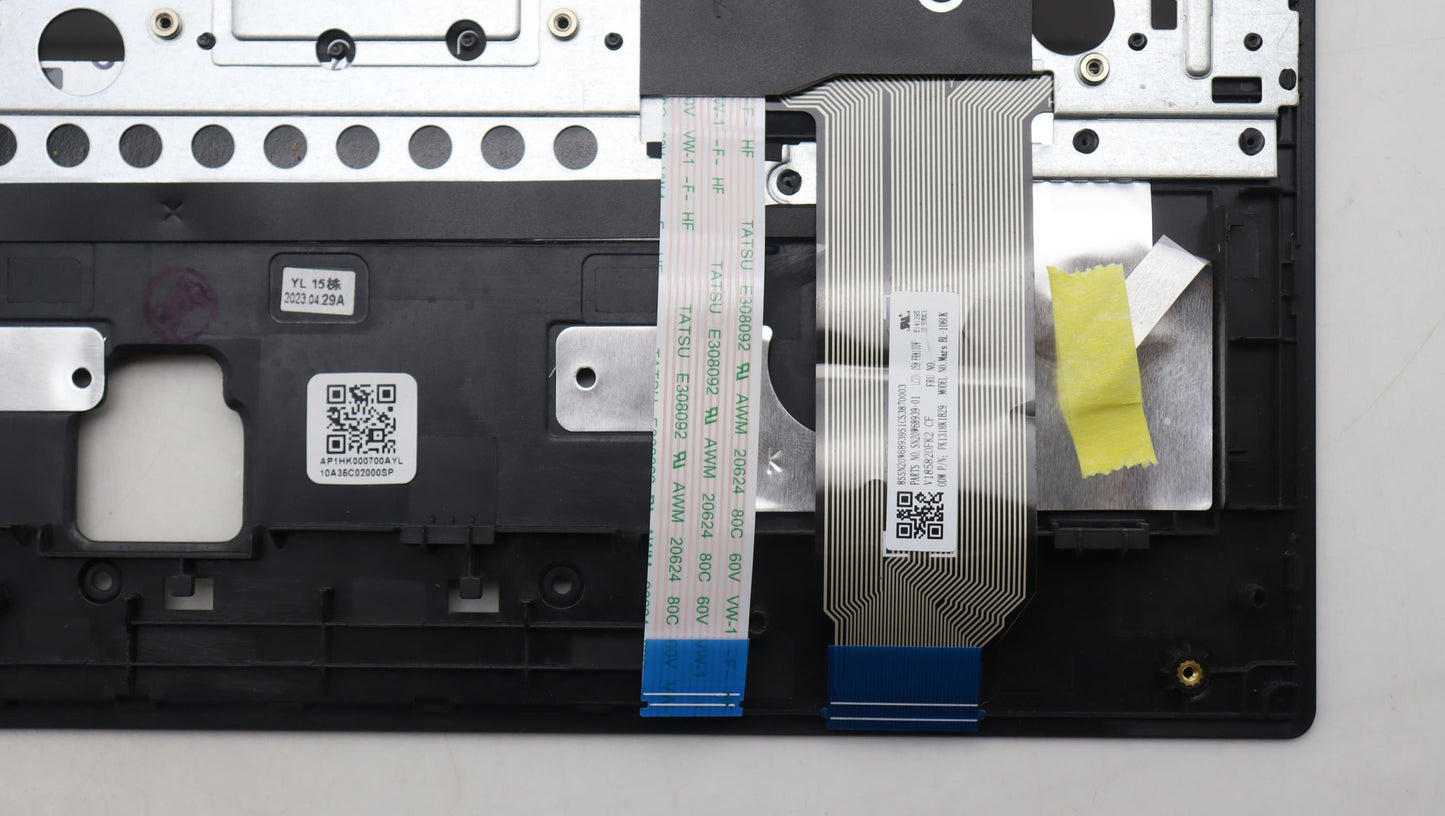 Lenovo Keyboard Bezel with Backlit Keyboard, FRA Layout, Black - 5M11C43547