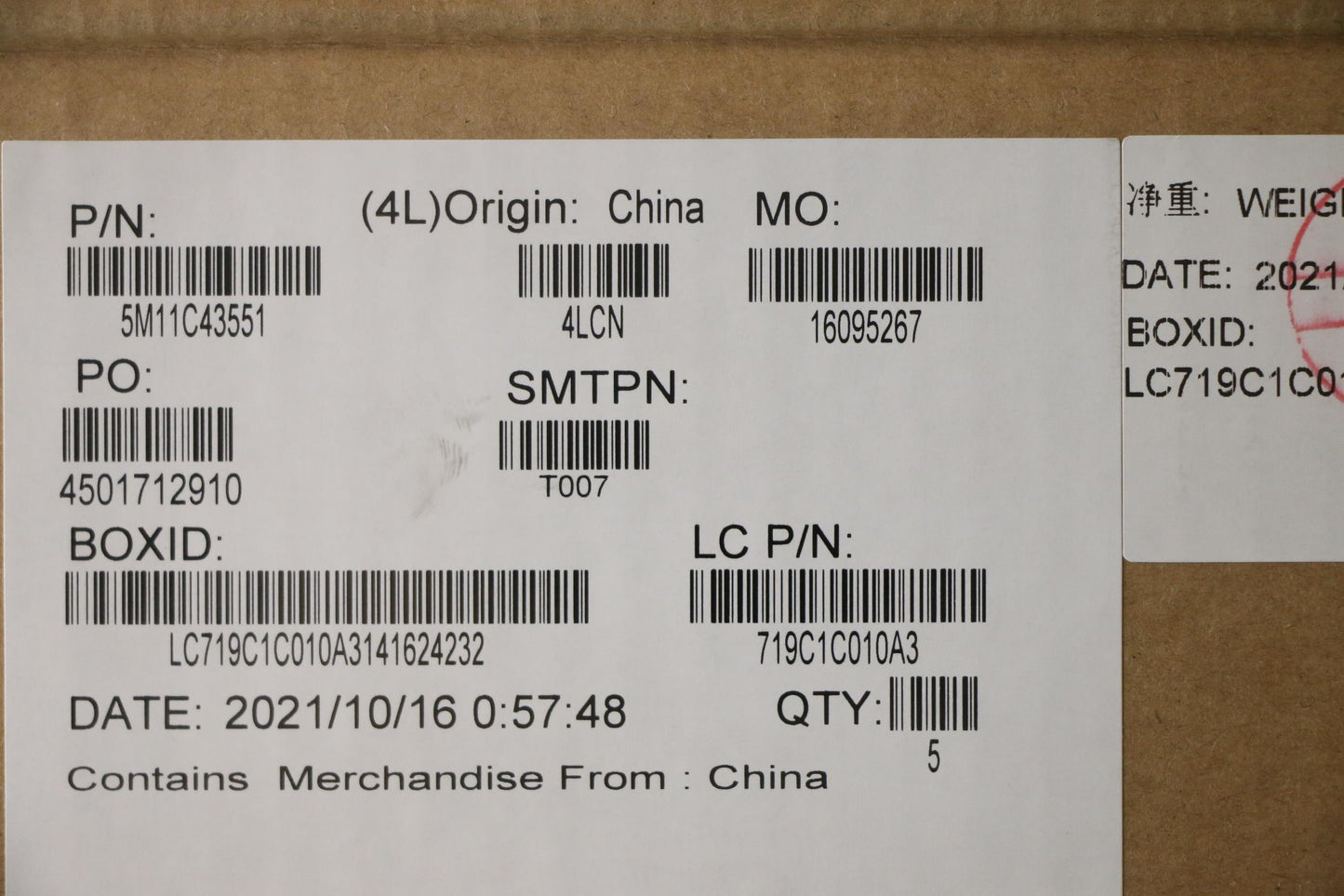 Lenovo Mech_Asm Kb C Bel Bklt(Pmx)Pt - 5M11C43551