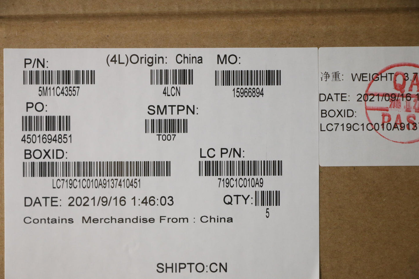 Lenovo Mech_Asm Kb C Spa Bklt(Pmx)Pt - 5M11C43557