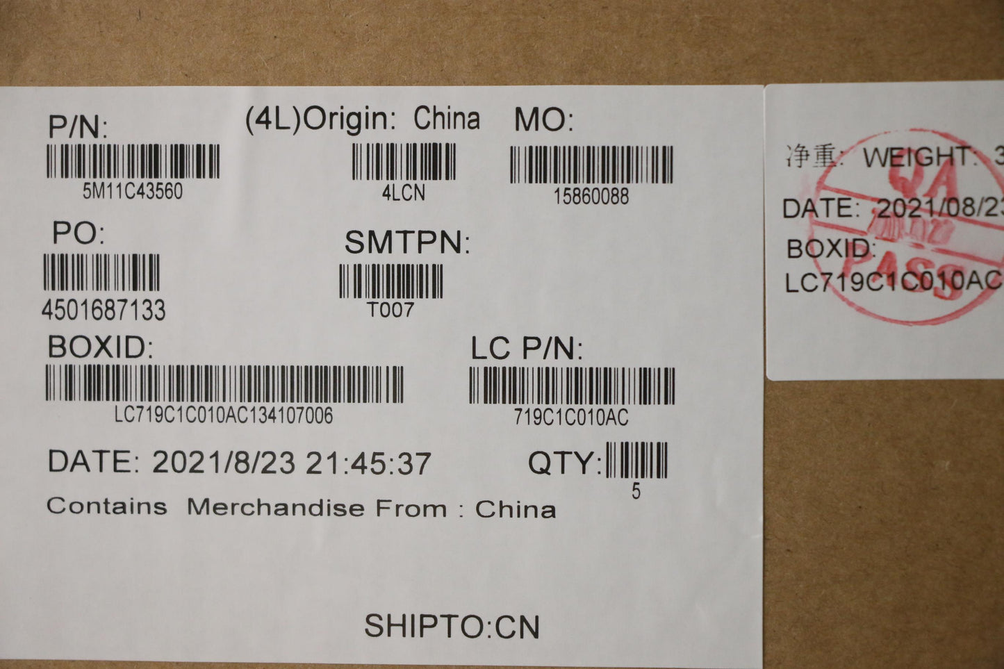 Lenovo Mech_Asm Kb C Fra Bklt(Pmx)Pt - 5M11C43560