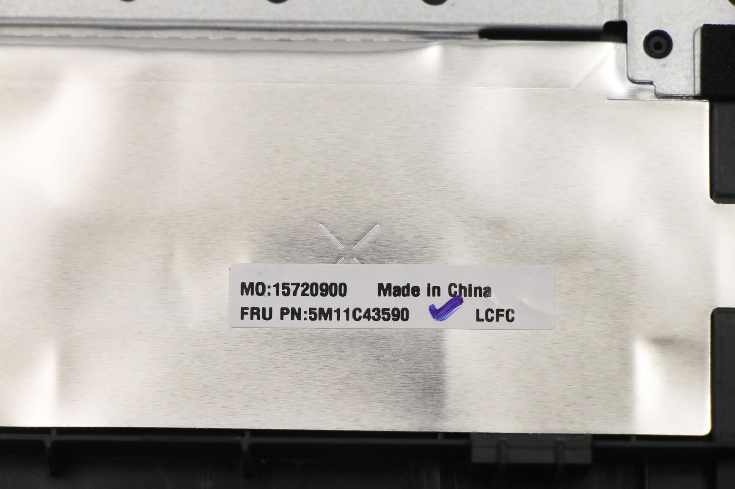 Lenovo Mech_Asm Kb C Slv Bklt(Pmx)Pt - 5M11C43590