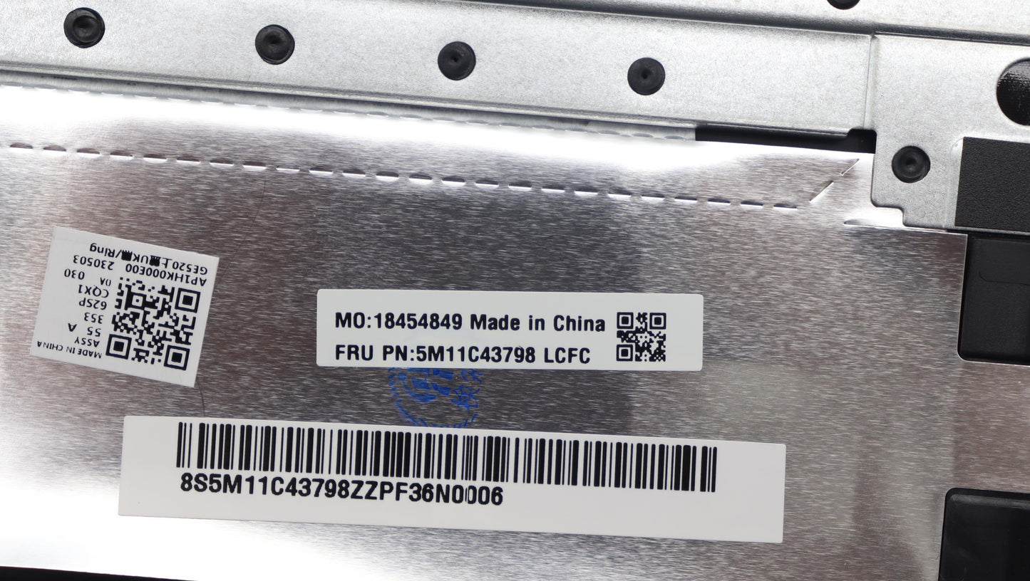 Lenovo Mech Assembly Kb C Cze/Slk Bkl - 5M11C43798
