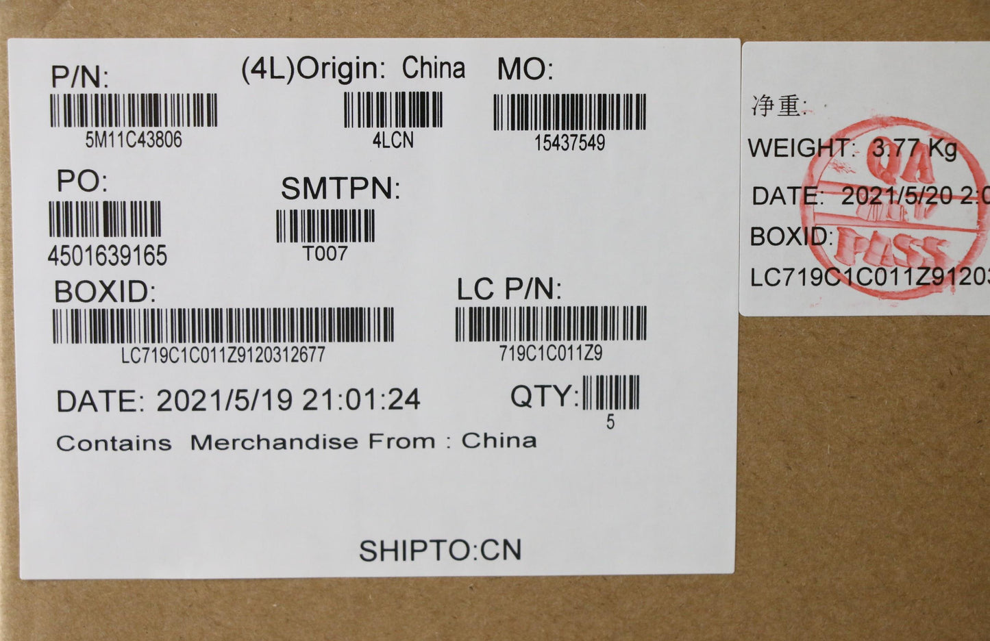 Lenovo Mech_Asm Kb C Nord Bklt(Pmx)Pt - 5M11C43806