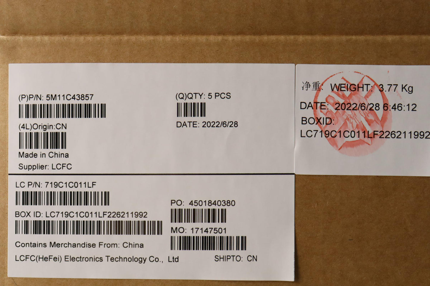 Lenovo Mech_Asm Kb C Eng Bklt(Pmx)Pt - 5M11C43857