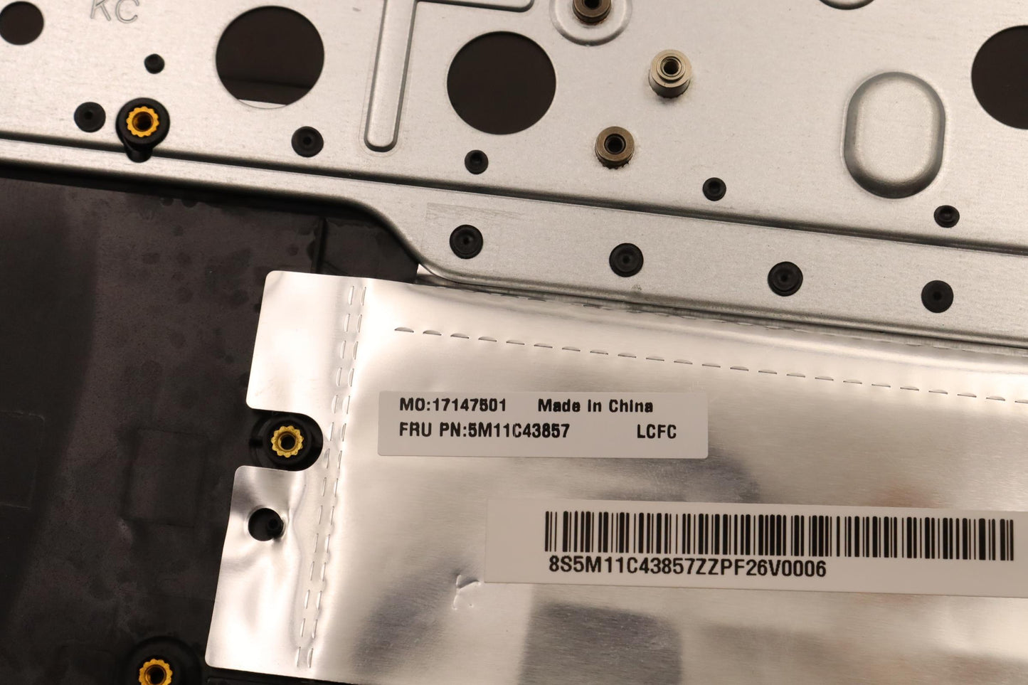 Lenovo Mech_Asm Kb C Eng Bklt(Pmx)Pt - 5M11C43857