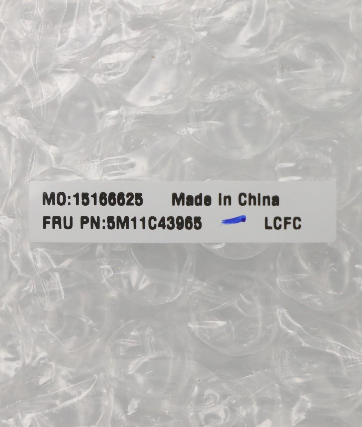 Lenovo Mech_Asm Fru Ir Bezel Sheet+Ep - 5M11C43965