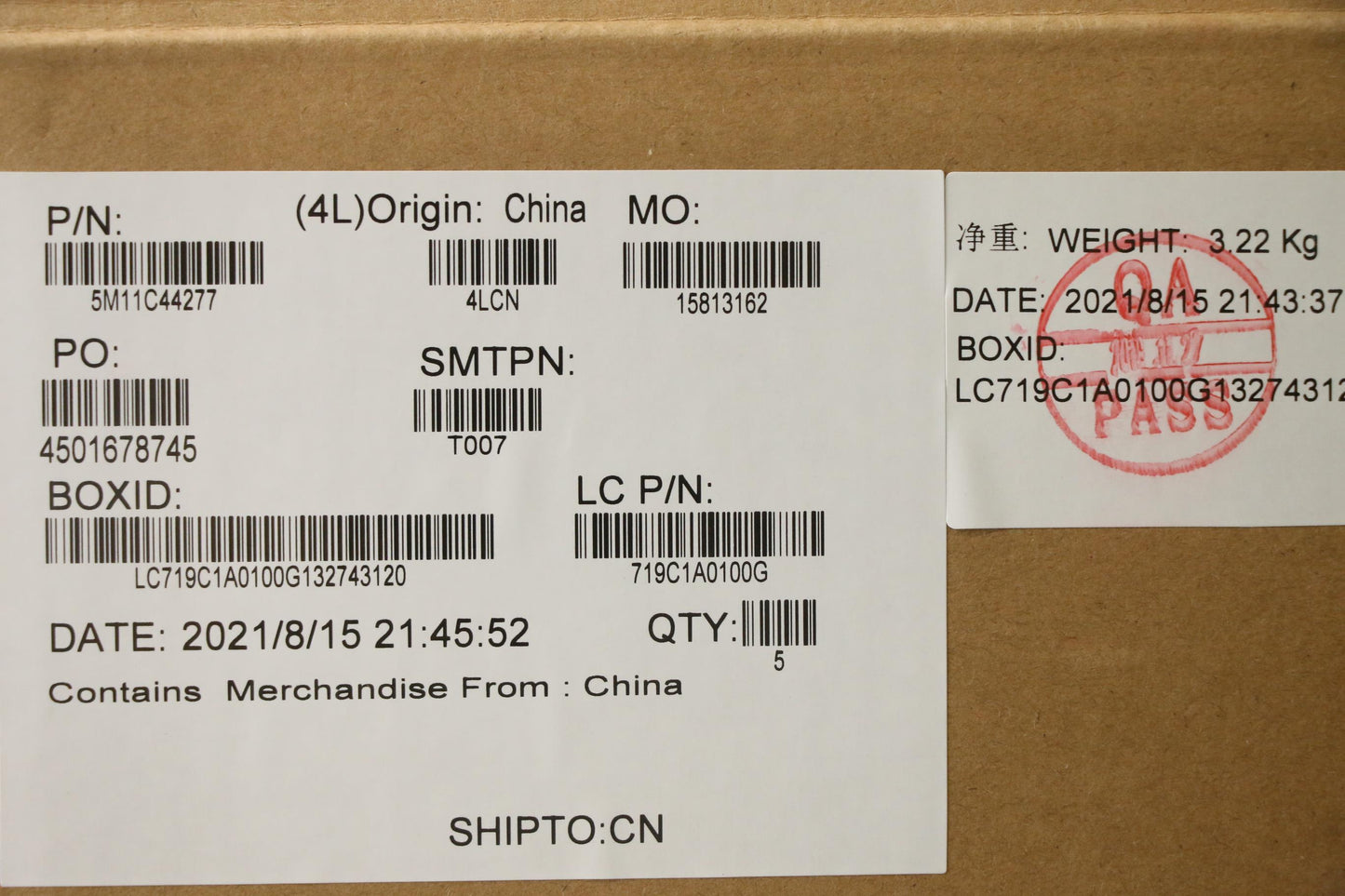 Lenovo Mech_Asm Kb C Euro Eng(Pmx)Pt - 5M11C44277