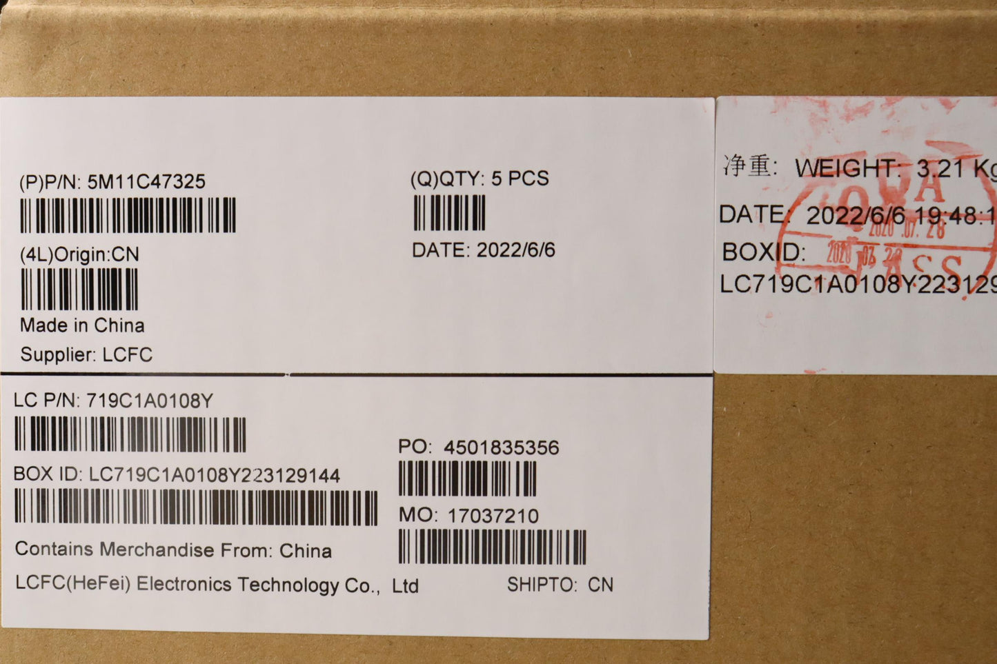 Lenovo Mech Assembly Kb C Por(Pmx)Pt - 5M11C47325