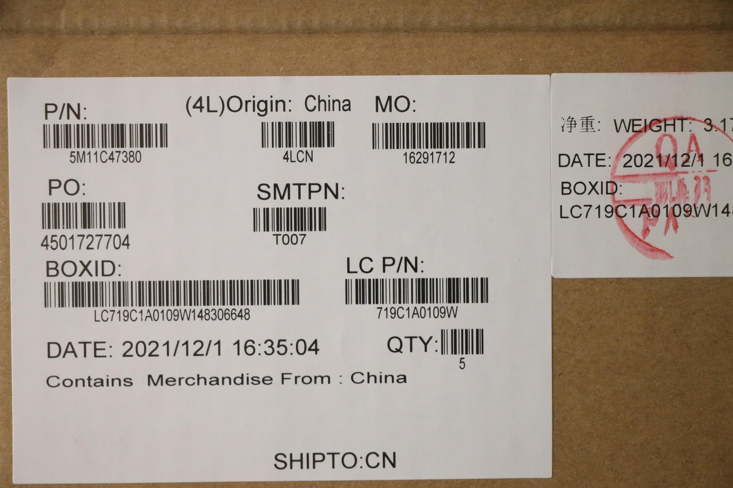 Lenovo Mech_Asm Kb C Brl(Pmx)Pt Fpr U - 5M11C47380