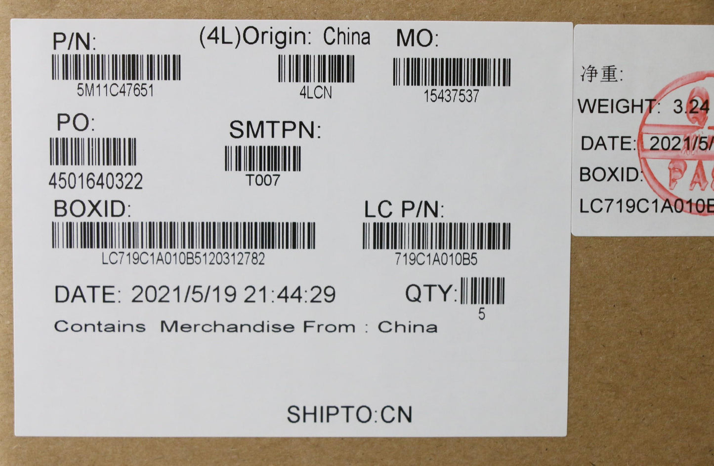 Lenovo Mech_Asm Kb C Slv Bklt(Pmx)Pt - 5M11C47651