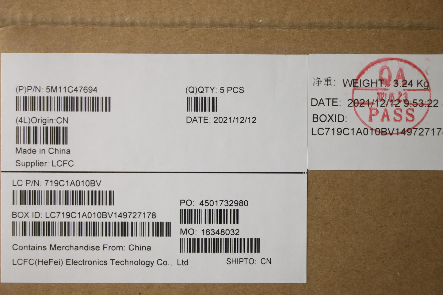 Lenovo Mech_Asm Kb C Laspa Bklt(Pmx)P - 5M11C47694