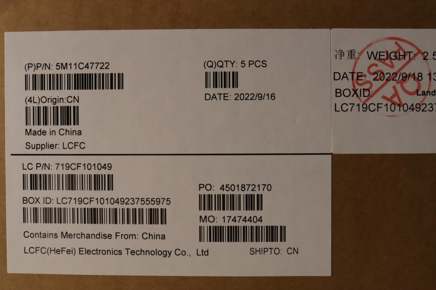 Lenovo Mech_Asm Kbd W/C 058Fra (Ltn) - 5M11C47722