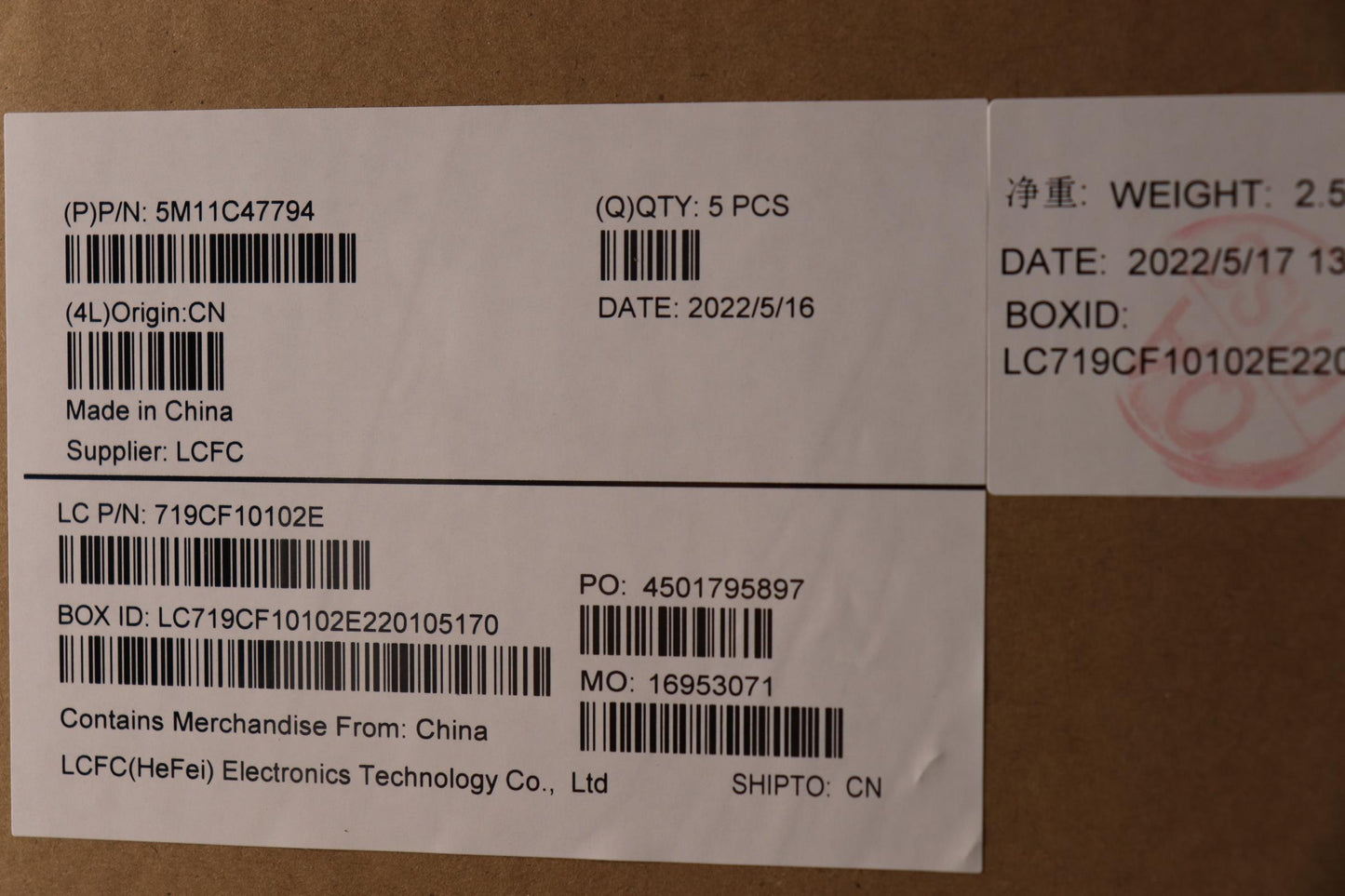 Lenovo Mech_Asm Kbd W/C Indeng (Ltn) - 5M11C47794
